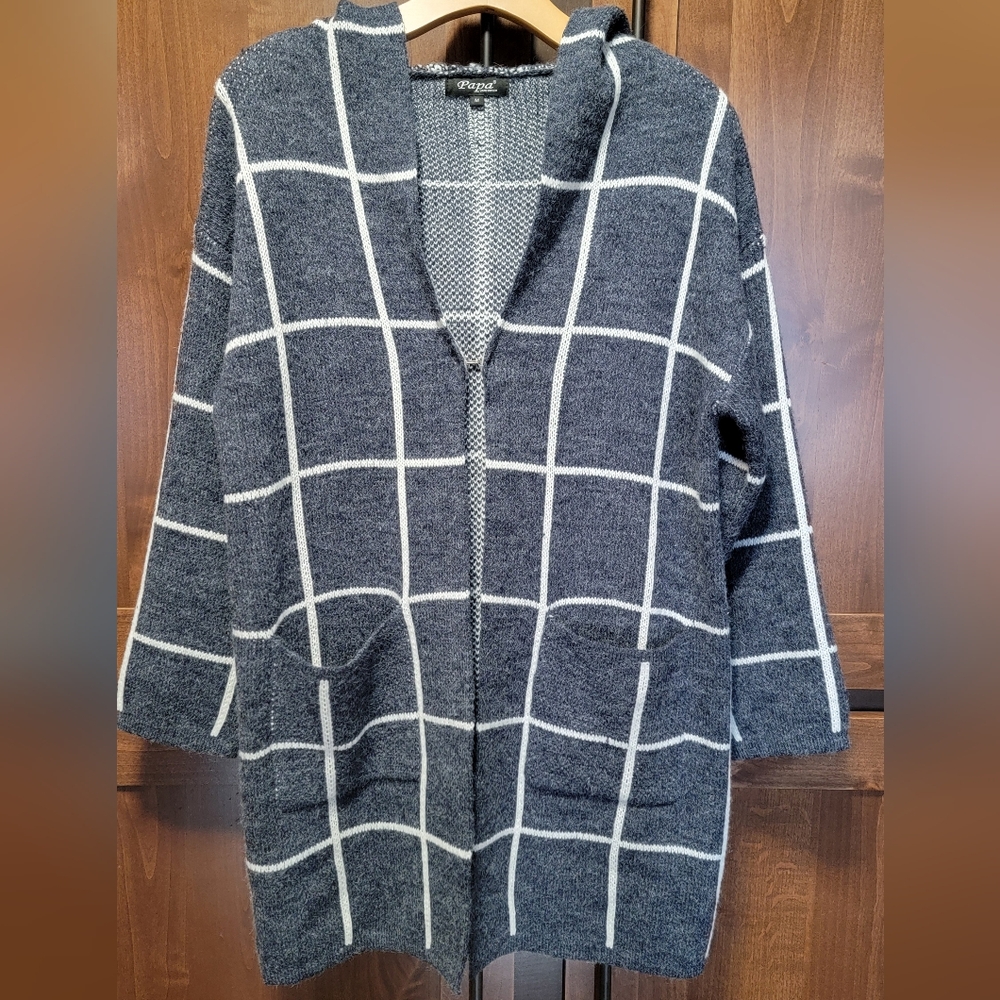 Hooded cardigan